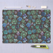 Niedlich handgezogene Wasserfarbe Lucky Grüne Klee Seidenpapier (Handwerk)