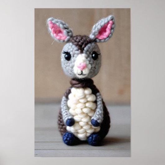 Niedlich Handmade Amigurumi Poster (Vorne)