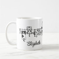Niedlich Hanging Kittens Individuelle Name