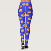Niedlich Hannukah gemustert Leggings (Rückseite)