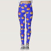 Niedlich Hannukah gemustert Leggings (Vorderseite)