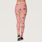 Niedlich Hannukah Gemustert Leggings (Rückseite)