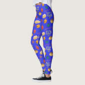Niedlich Hannukah Gemustert Leggings (Links)