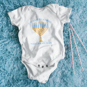 Niedlich Hanukkah Menorah Familie Wiedersehen Pers Baby Strampler