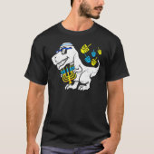 Niedlich Hanukkah Rex Dinosaur Menorasaurus Chanuk T-Shirt (Vorderseite)