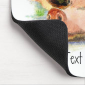 Niedlich Happy as a Pig in Mud, Farm Animal, Spaß Mousepad (Ecke)