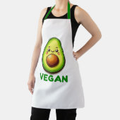 Niedlich Happy Avocado Vegan Lifestyle Schürze (InSitu)