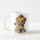 Niedlich Happy Baby Lion Safari Kaffeetasse (Links)