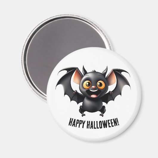 Niedlich Happy Bat Magnet (Vorderseite/Rückseite)