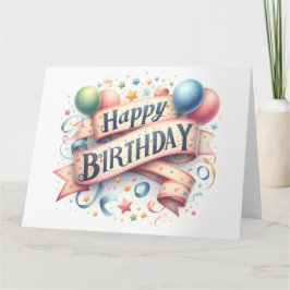 Niedlich Happy Birthday Card Karte