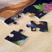 Niedlich Happy Birthday Corgi Dog Puzzle (Seite)