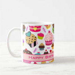 Niedlich Happy Birthday Cupcake Kaffeetasse