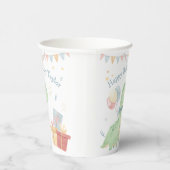 Niedlich Happy Birthday Dinosaur Party Pappbecher (Rechts)