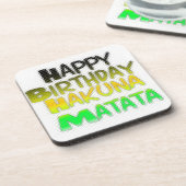 Niedlich Happy Birthday Hakunamatata Inspiration K Untersetzer (Linke Seite)