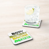 Niedlich Happy Birthday Hakunamatata Inspiration K Untersetzer (Rechte Seite)