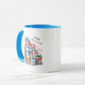 Niedlich Happy Birthday hinzufügen Tasse (Vorderseite Links)