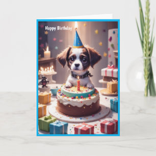 Niedlich Happy Birthday Hund Karte