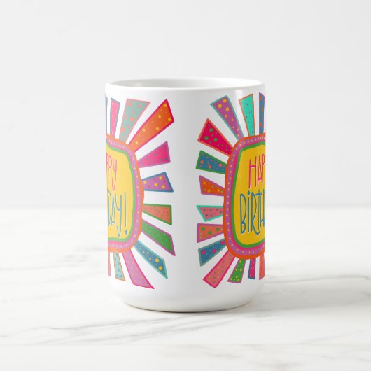 Niedlich Happy Birthday Inspirivity Coffee Tasse (Mittel)