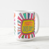 Niedlich Happy Birthday Inspirivity Coffee Tasse (VorderseiteRechts)