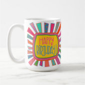 Niedlich Happy Birthday Inspirivity Coffee Tasse (Links)
