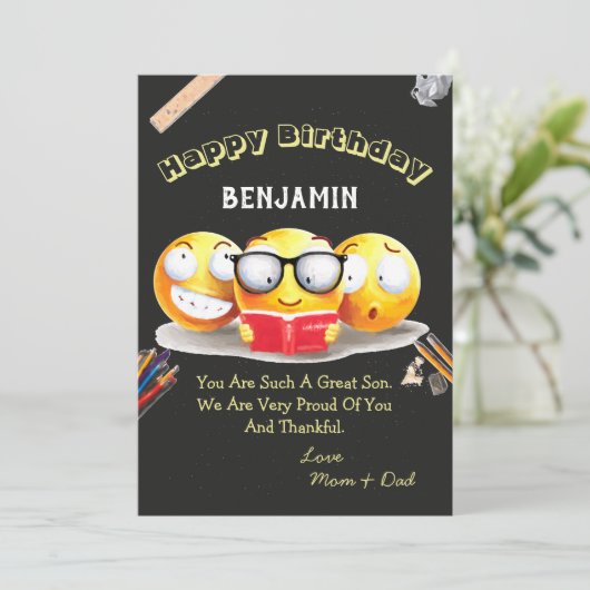 Niedlich Happy Birthday Proud Family Liebe Fun Car (Stehend Vorderseite)