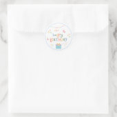Niedlich Happy Birthday Sticker (Tasche)