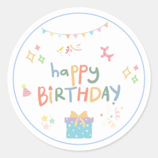 Niedlich Happy Birthday Sticker