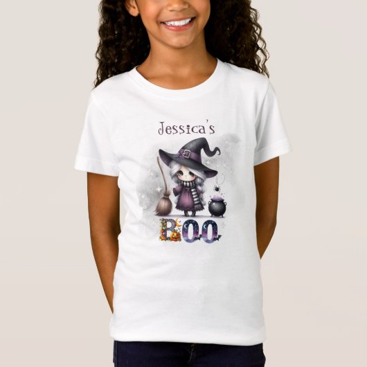 Niedlich Happy Boo Ghost Halloween Kids T - Shirt (Vorderseite)