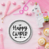 Niedlich Happy Camper Boho Tribal Camping Party Pappteller (Party)