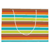 Niedlich Happy Campers signiert Party-Tasche Große Geschenktüte (Rückseite)