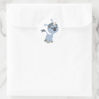 Niedlich Happy Cartoon Baby Unicorn Aufkleber