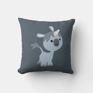 Niedlich Happy Cartoon Baby Unicorn Kissen