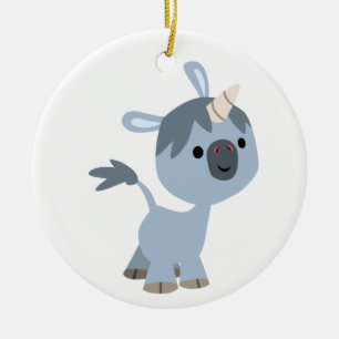 Niedlich Happy Cartoon Baby Unicorn Ornament