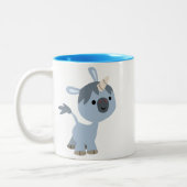 Niedlich Happy Cartoon Baby Unicorn Tasse (Links)