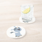 Niedlich Happy Cartoon Baby Unicorn Untersetzer (Seite)