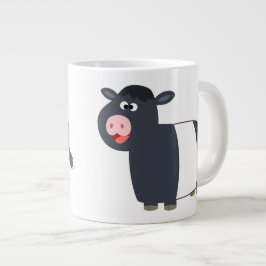 Niedlich Happy Cartoon Belted Galloway Kuh Jumbo T Jumbo-Tasse