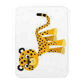 Niedlich Happy Cartoon Cheetah Flexible Magnet (Vertikal)