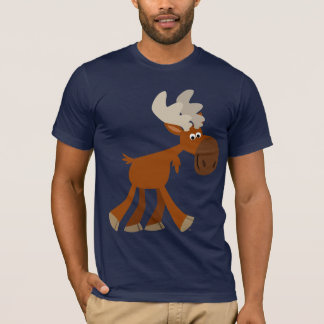 Niedlich Happy Cartoon Elche T - Shirt