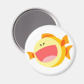 Niedlich Happy Cartoon Fish Magnet (Vorderseite/Rückseite)