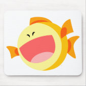 Niedlich Happy Cartoon Fish Mousepad (Vorne)