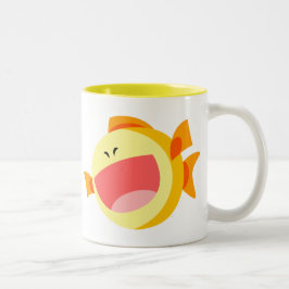Niedlich Happy Cartoon Fish Tasse