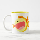 Niedlich Happy Cartoon Fish Tasse (Links)