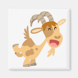 Niedlich Happy Cartoon Goat Magnet