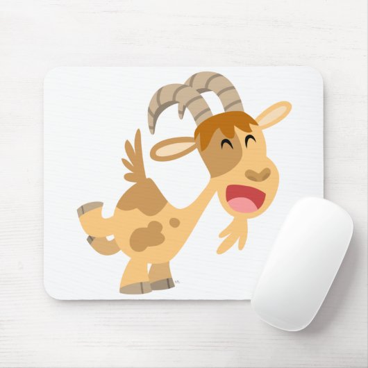 Niedlich Happy Cartoon Goat Mousepad (Mit Mouse)