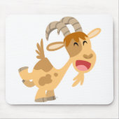 Niedlich Happy Cartoon Goat Mousepad (Vorne)