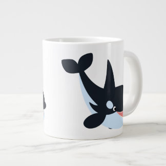 Niedlich Happy Cartoon Killer Whale Jumbo Tasse