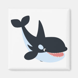 Niedlich Happy Cartoon Killer Whale Magnet