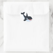 Niedlich Happy Cartoon Killer Whale Sticker (Tasche)