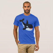 Niedlich Happy Cartoon Killer Whale T - Shirt (Vorne ganz)