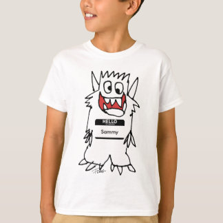 Niedlich Happy Cartoon Monster Boys Tshirt